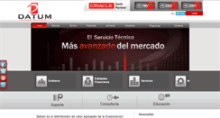 Desktop Screenshot of datum.com.gt